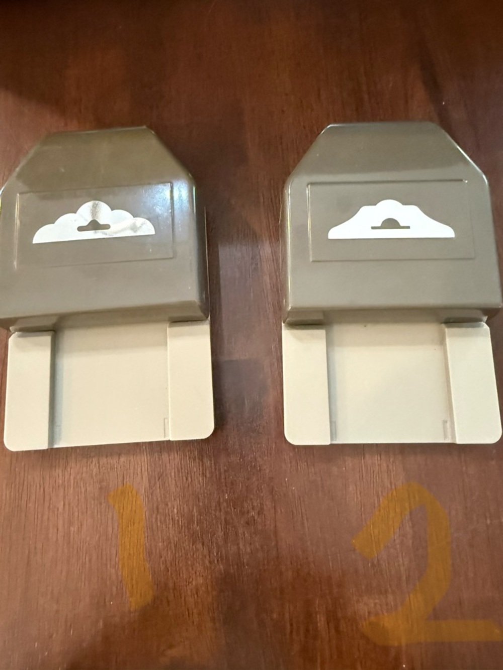 Stampin Up Set of 2 tag punches.